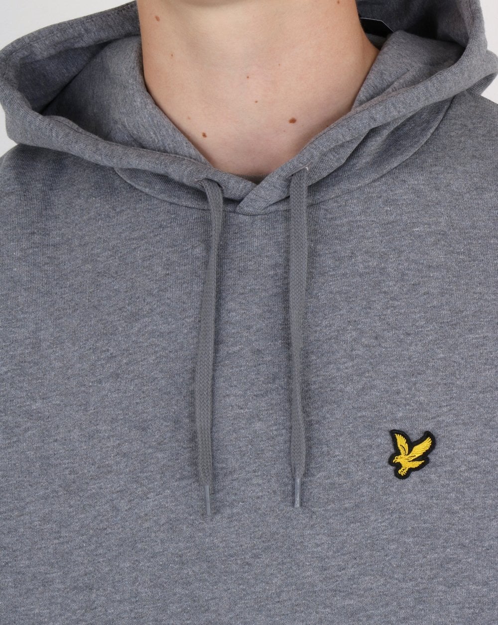 Lyle And Scott – Kapuzenpullover in Mittelgrau meliert