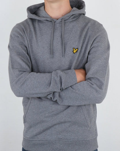 Lyle And Scott – Kapuzenpullover in Mittelgrau meliert