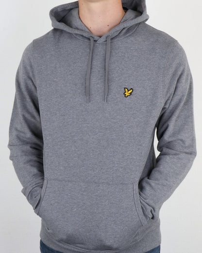 Lyle And Scott – Kapuzenpullover in Mittelgrau meliert
