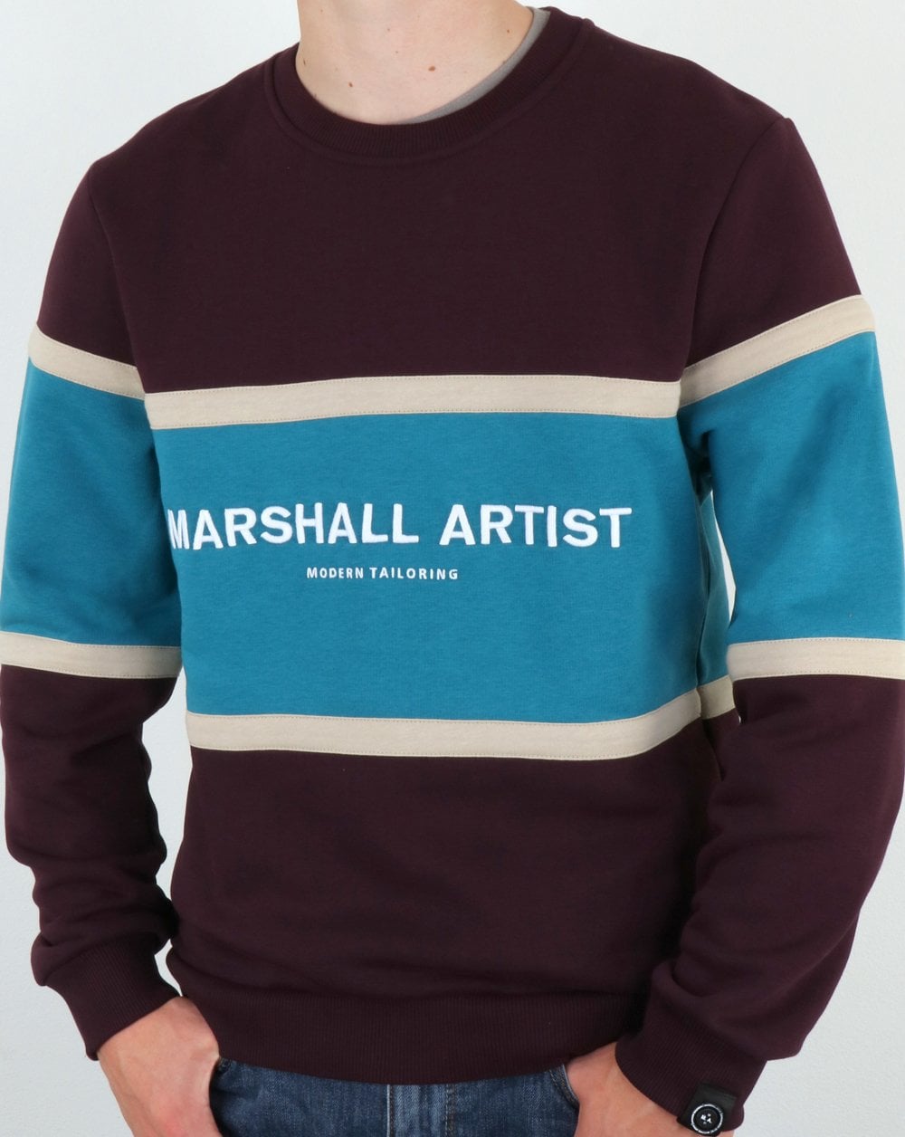 Marshall Artist Crown Heights Sweatshirt Burgund