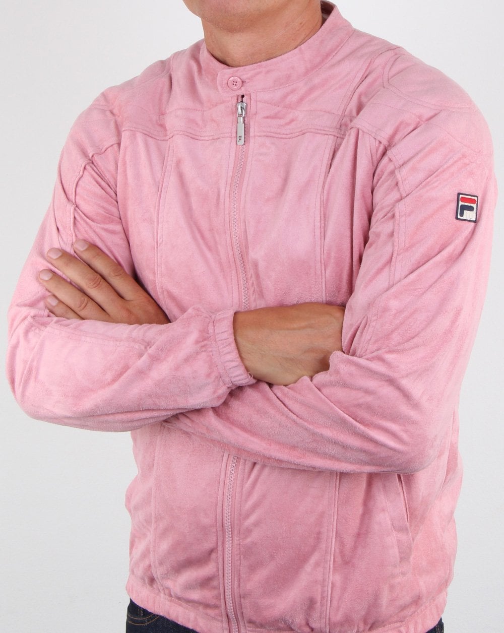 Fila Vintage Terrinda Mk3 Trainingsjacke Pink Shadow