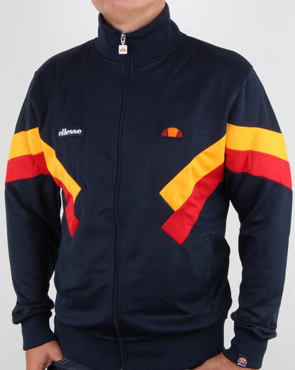 Ellesse Chierroni Trainingsjacke Marineblau/Zitrus/Rot