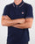 Fila Vintage Classic Tipped Polo Shirt Navy