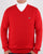 Lacoste V-neck knit Red