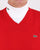 Lacoste V-neck knit Red