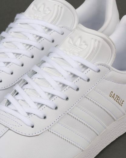 Adidas „Gazelle“ Leder-Sneaker in Weiß