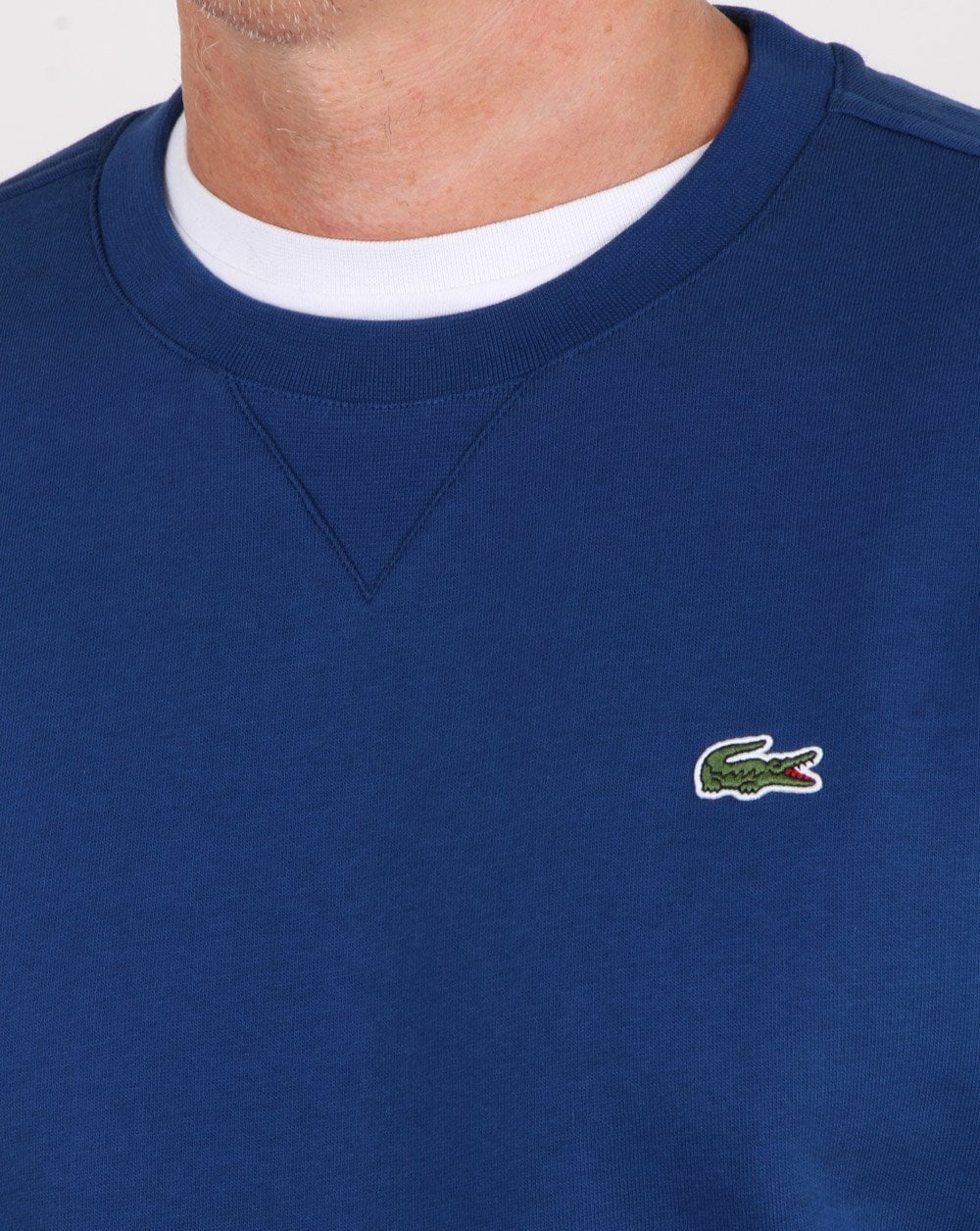 Lacoste Crew Neck Sweatshirt Inkwell Blue