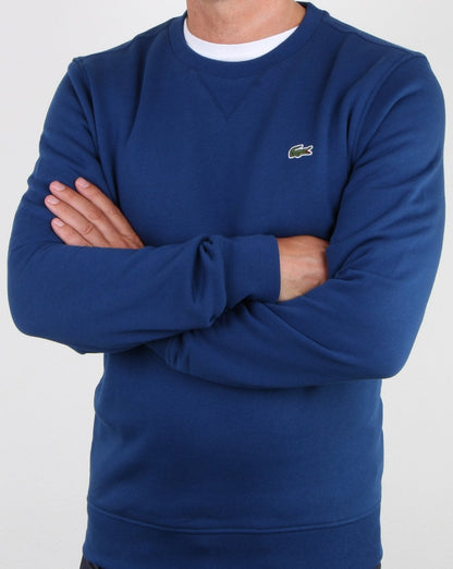 Lacoste – Sweatshirt mit Rundhalsausschnitt, Tintenfassblau