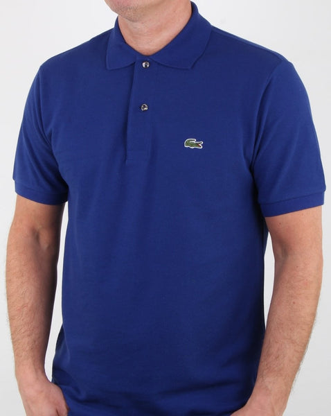 Lacoste Classic Two Button Polo Shirt Ocean Blue