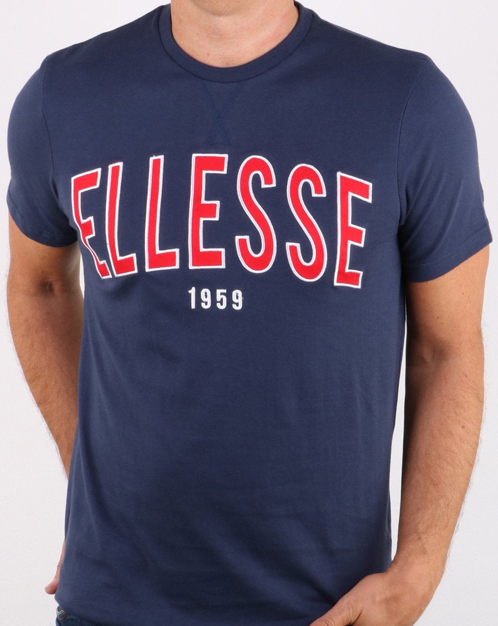 Ellesse 90's Outline T-Shirt Marineblau