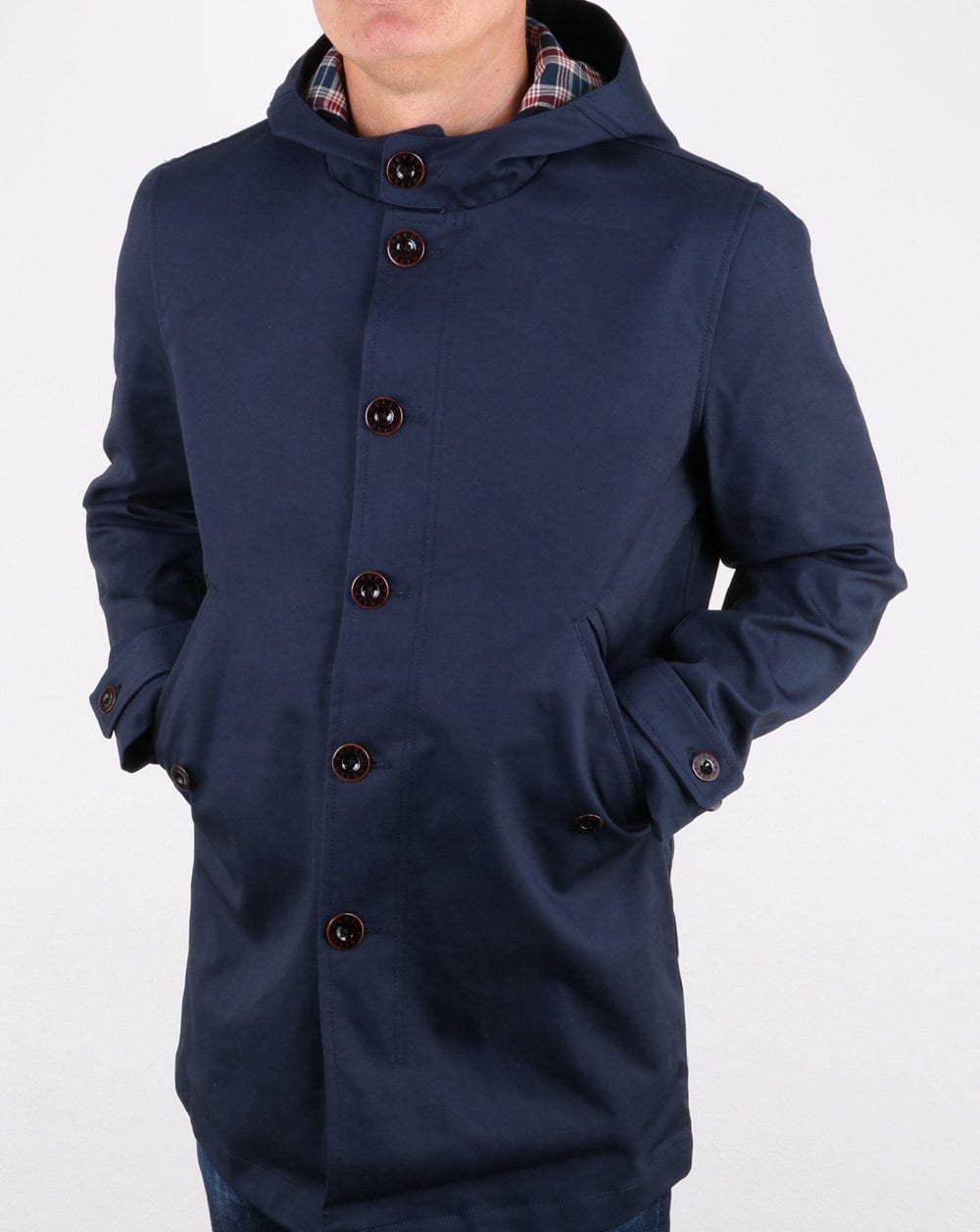 Pretty Green Millfield Jacke Marineblau