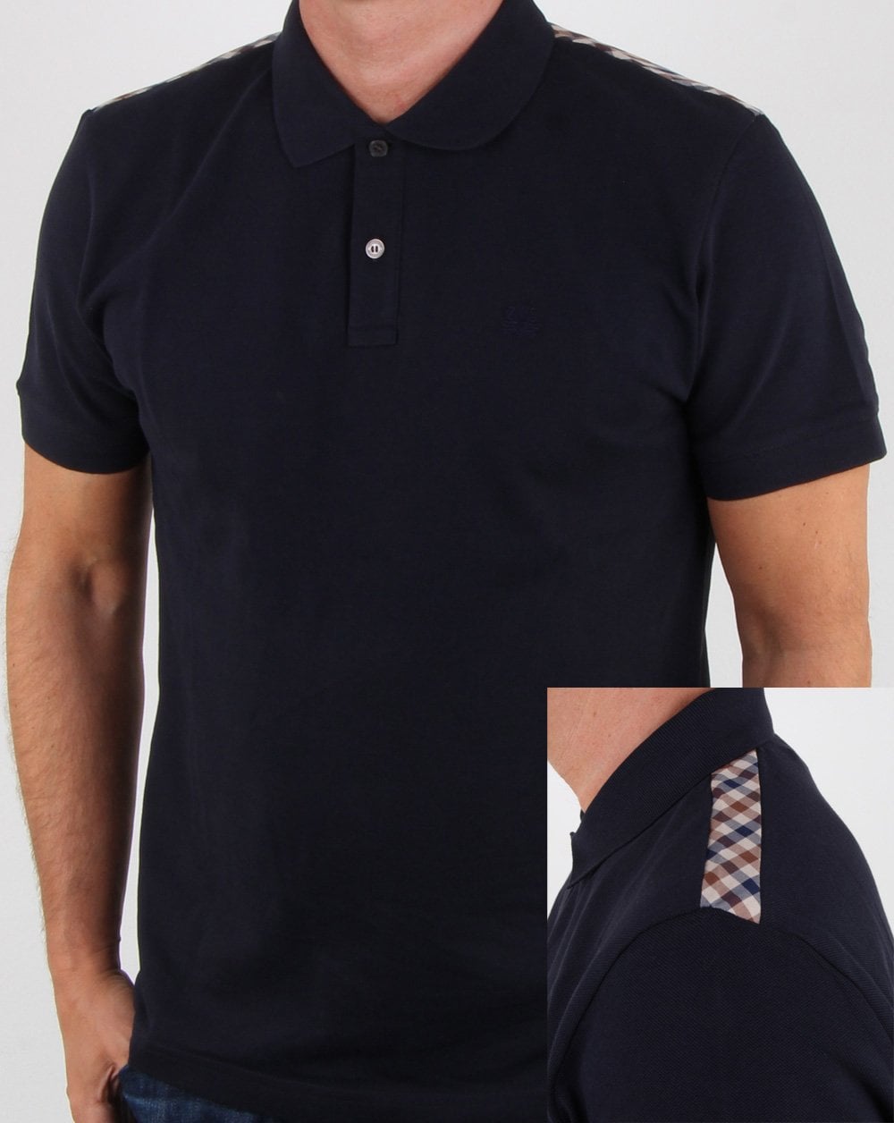 Aquascutum Hill Poloshirt Marineblau