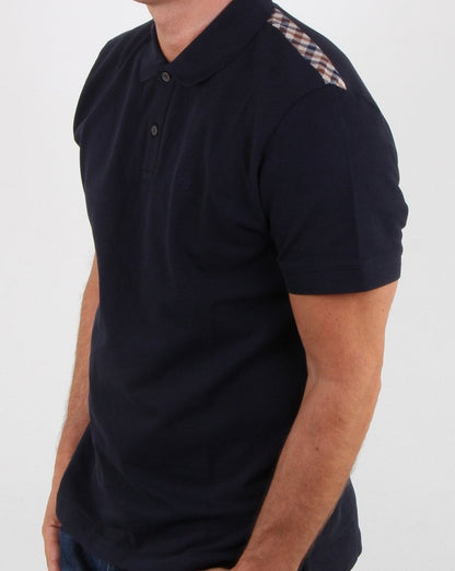 Aquascutum Hill Poloshirt Marineblau