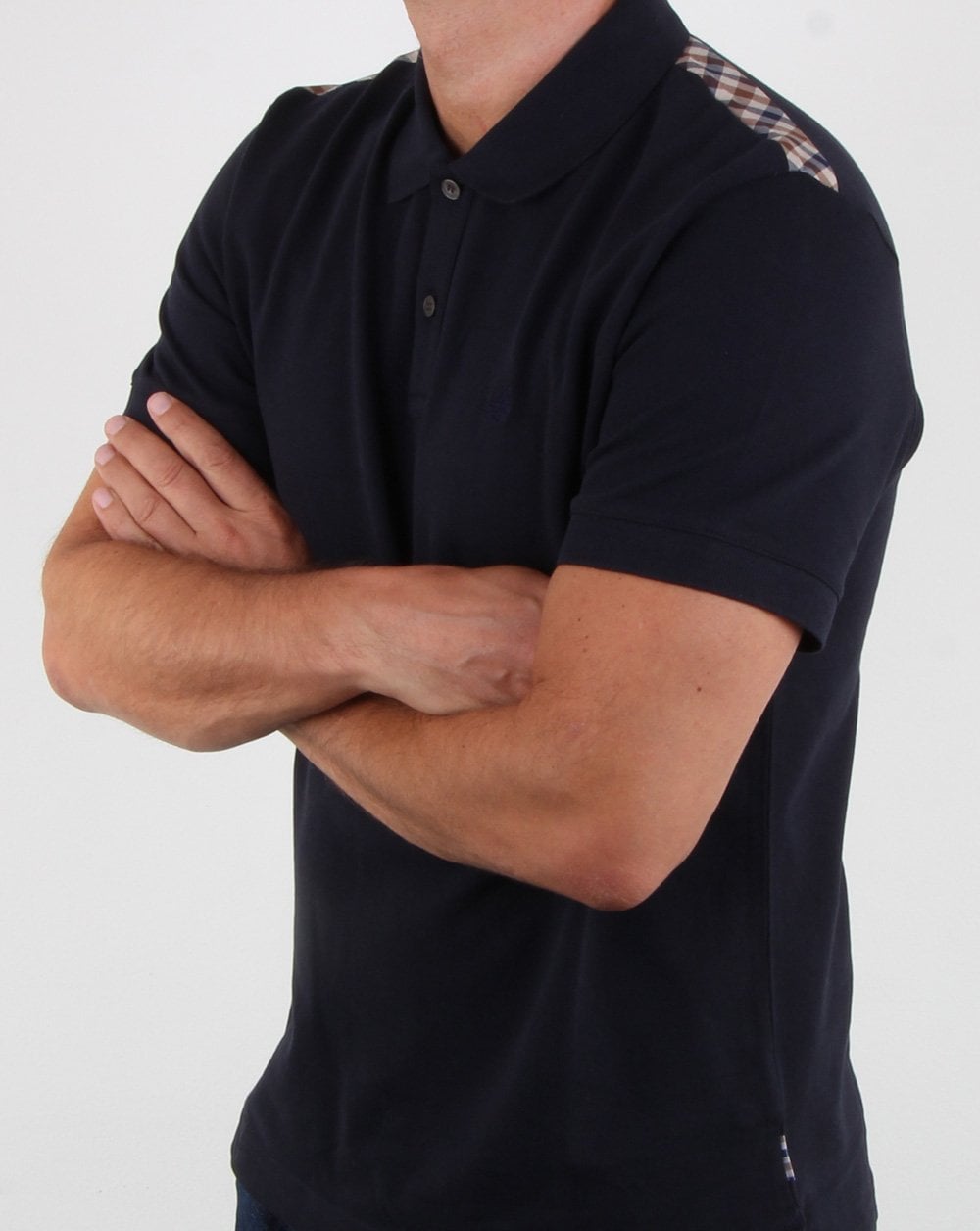 Aquascutum Hill Poloshirt Marineblau