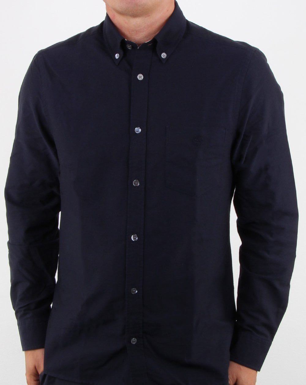 Aquascutum Bevan Oxford-Hemd Marineblau