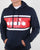Diadora Spectra Hoodie Blue Denim/white/Red