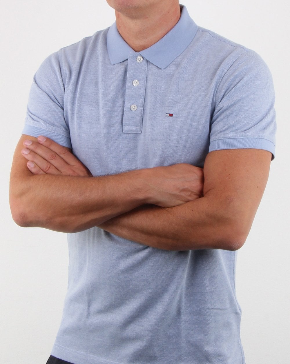 Tommy Hilfiger Oxford Polo Blau