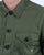 Pretty Green Robinia Long Sleeve Overshirt Khaki