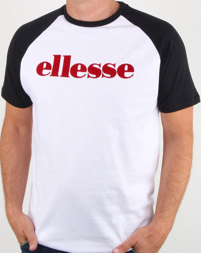 Ellesse – Convos – T-Shirt, Weiß/Marineblau