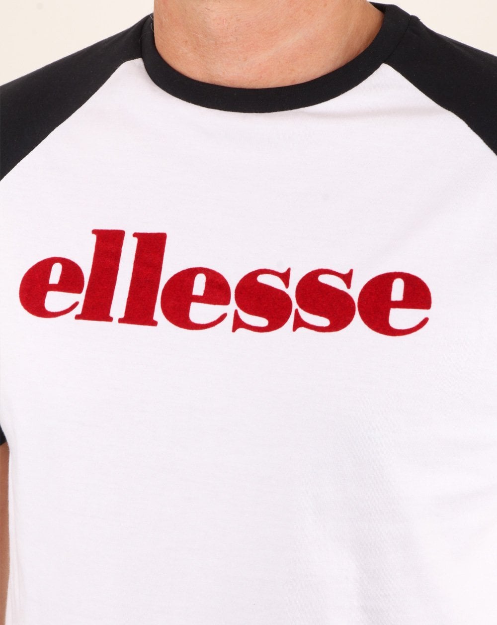 Ellesse – Convos – T-Shirt, Weiß/Marineblau