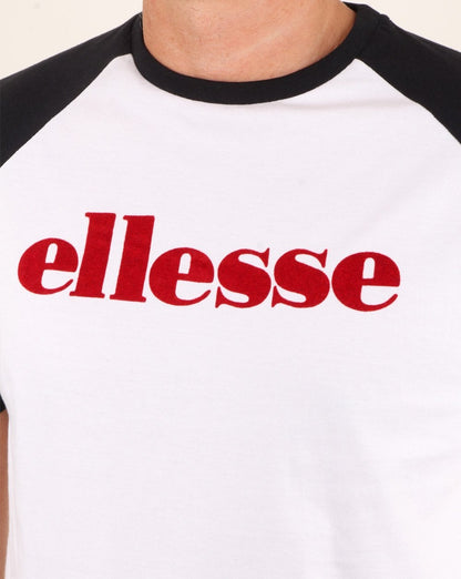 Ellesse – Convos – T-Shirt, Weiß/Marineblau