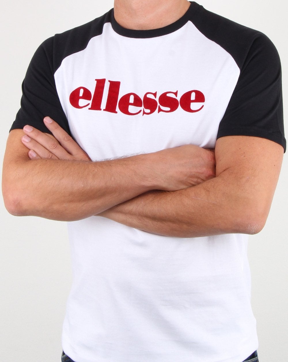 Ellesse – Convos – T-Shirt, Weiß/Marineblau