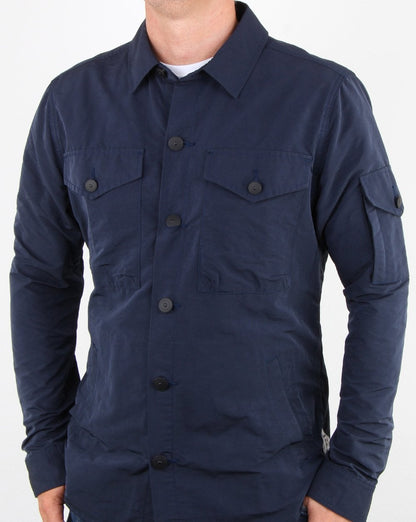 Barbour Beacon Askern Überhemd Marineblau