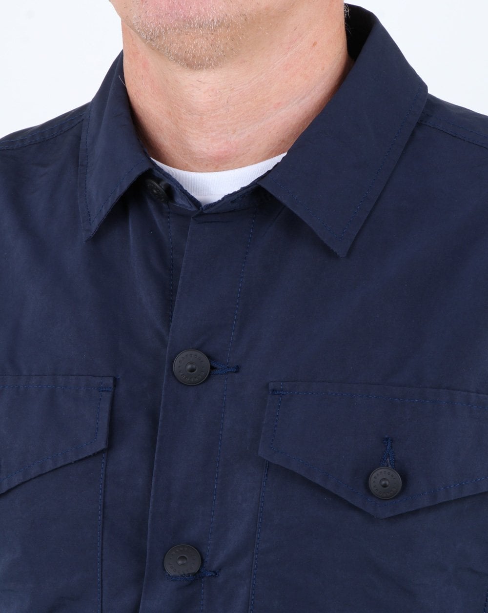 Barbour Beacon Askern Überhemd Marineblau