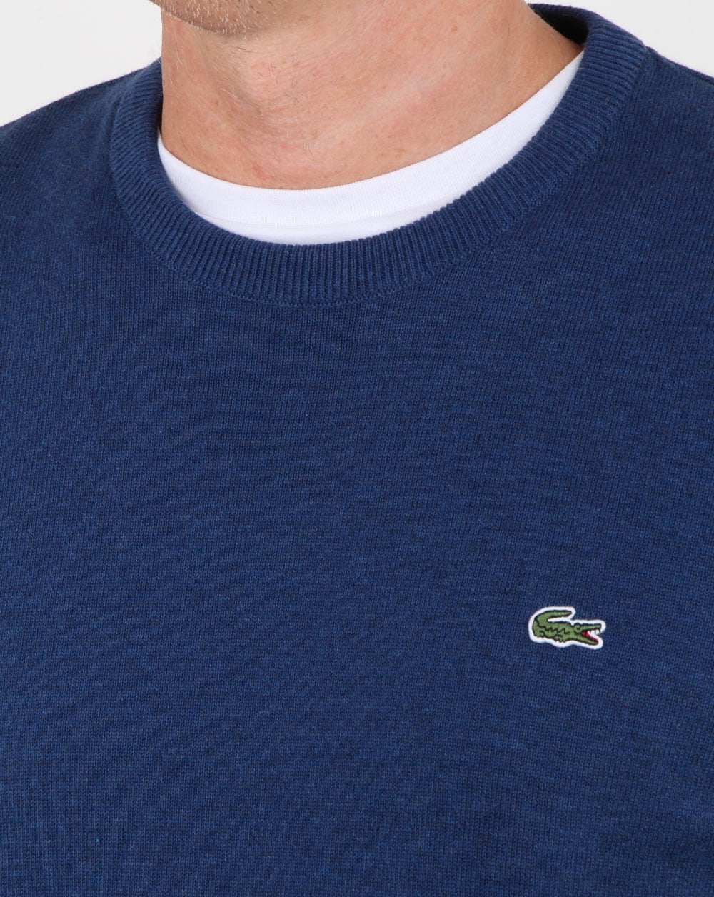 Lacoste Crew Neck Jumper Dep Royal Blue