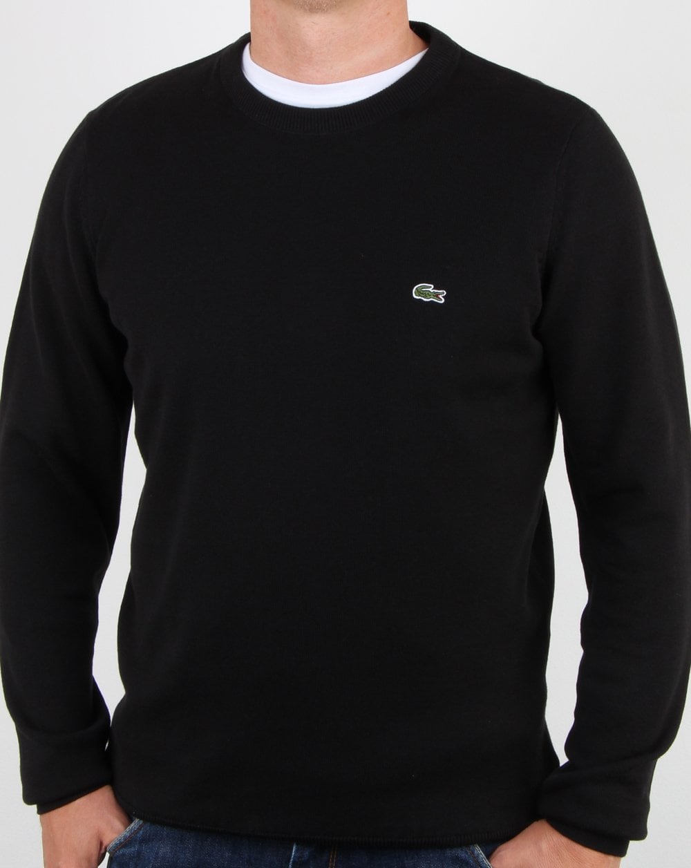 Lacoste Crew Neck Jumper Black