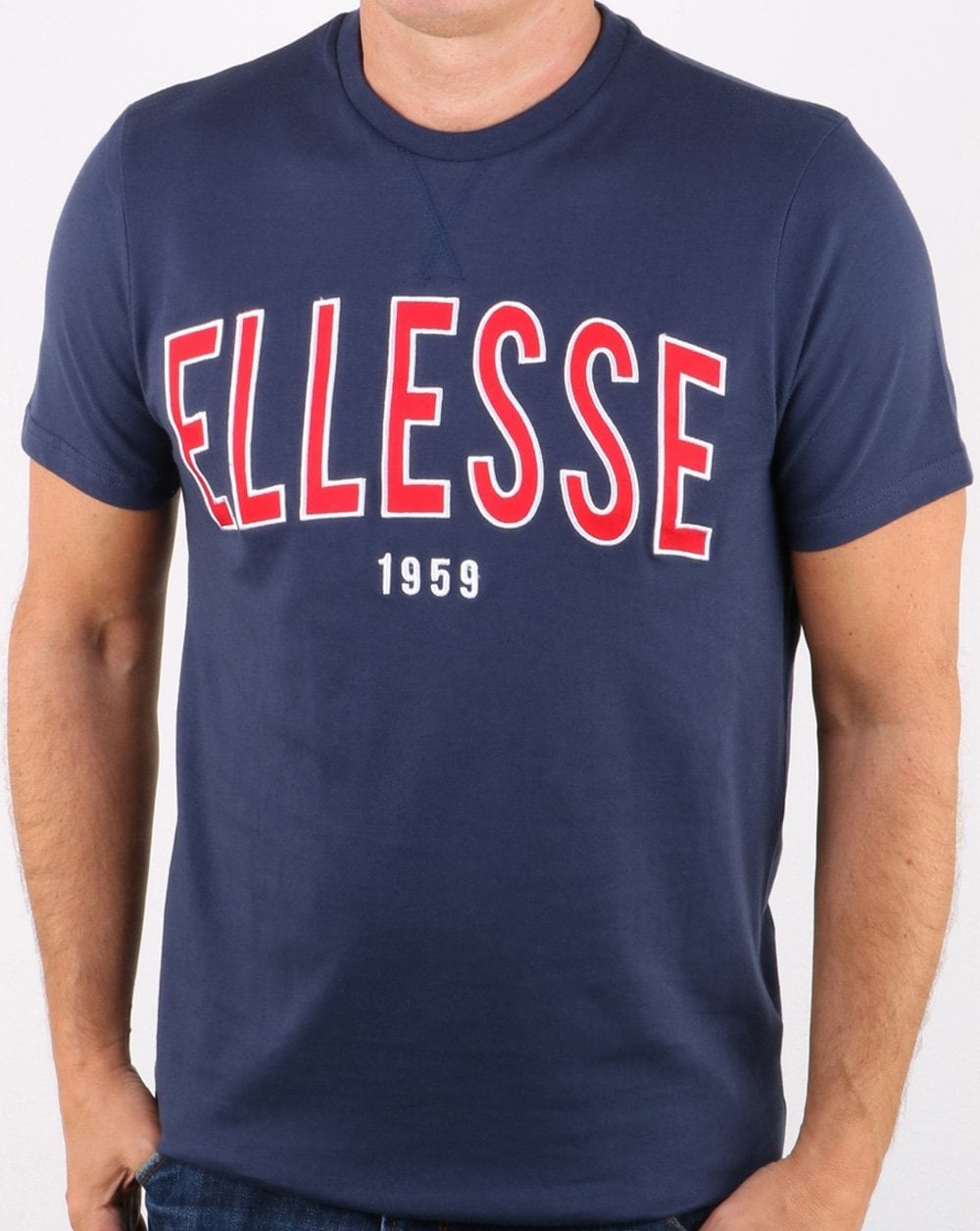 Ellesse 90's Outline T-Shirt Marineblau