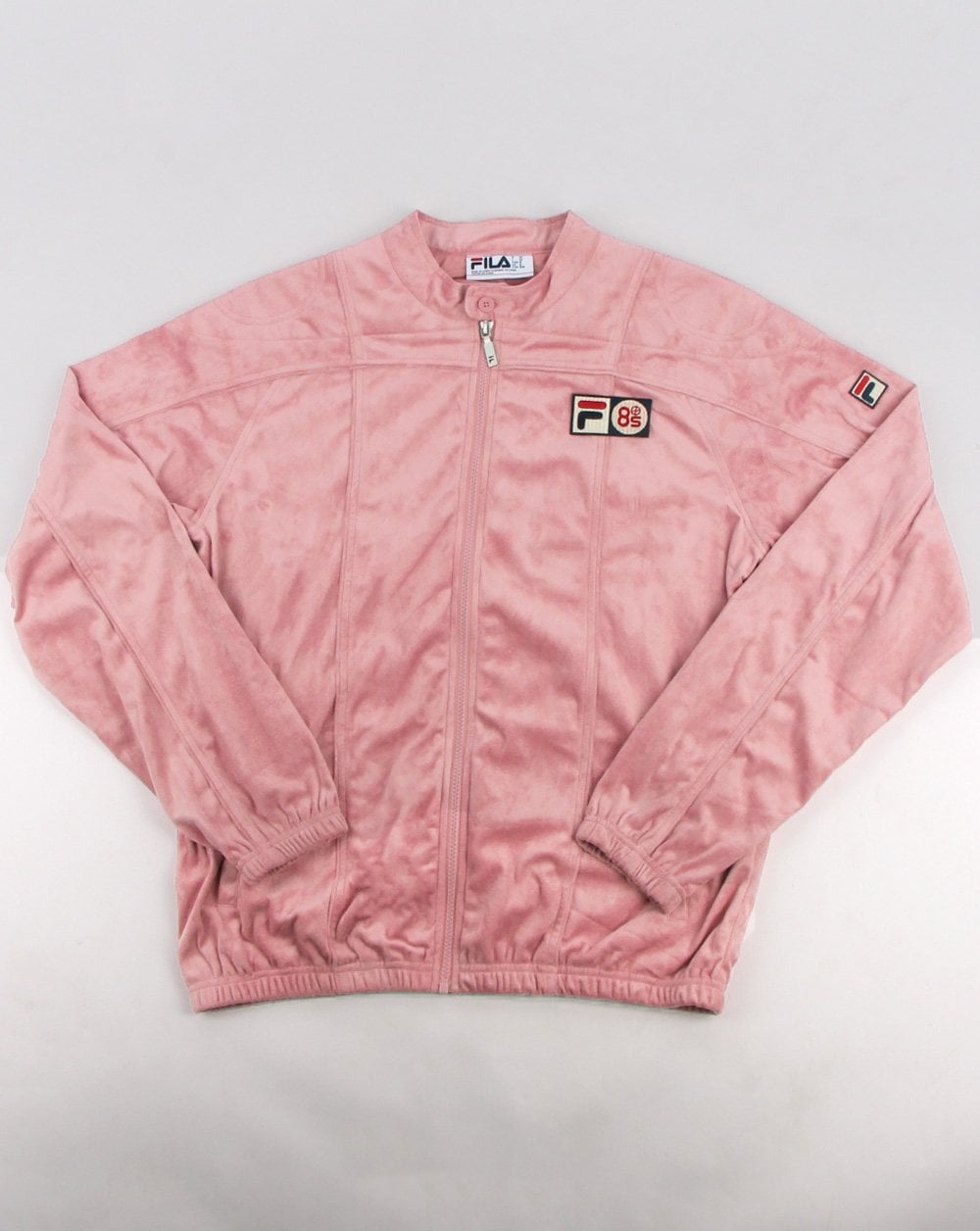 Fila Vintage – Terrinda Mk3 Pro – Trainingsjacke mit Badge in Pink Shadow