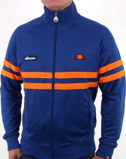 Ellesse Rimini Trainingsjacke Dunkelkönigsblau/Orange