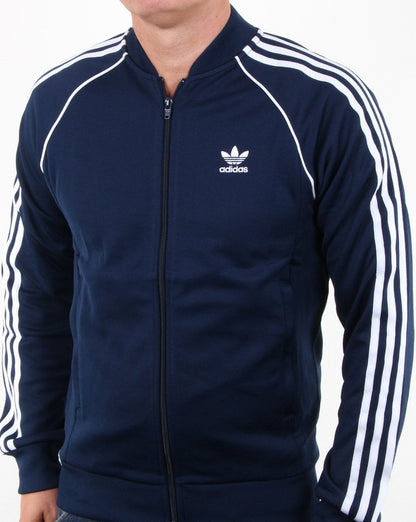Adidas Originals Superstar Trainingsjacke Marineblau/Weiß