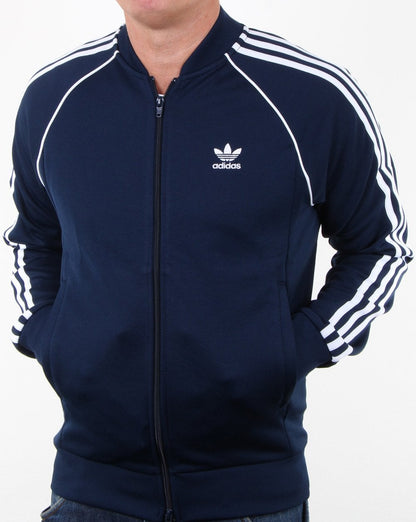 Adidas Originals Superstar Trainingsjacke Marineblau/Weiß