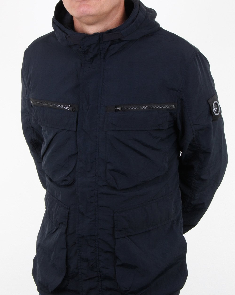 Marshall Artist Garment Dyed Feldjacke Marineblau