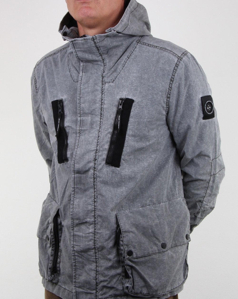Marshall Artist Fragment Process Jacket Washed Grey