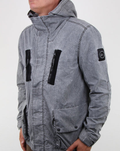 Marshall Artist Fragment Process Jacke verwaschenes Grau