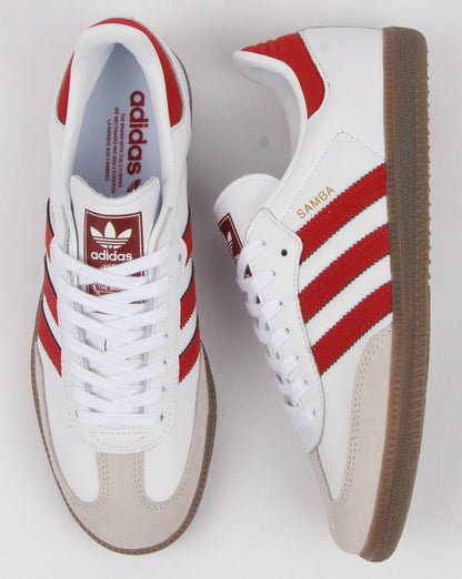 Adidas Samba OG Trainer Weiß/Rot
