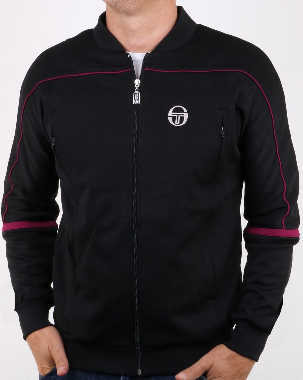 Sergio Tacchini Amiscora Track Top Schwarz/Lila