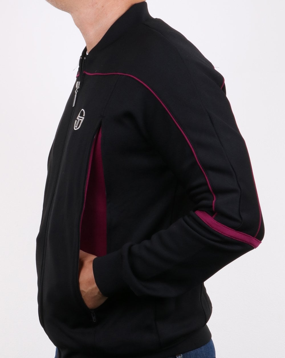 Sergio Tacchini Amiscora Track Top Schwarz/Lila
