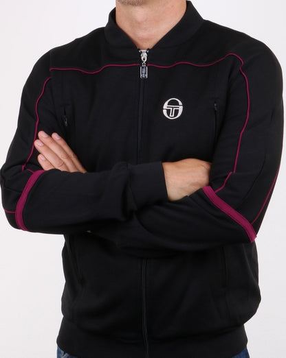 Sergio Tacchini Amiscora Track Top Schwarz/Lila