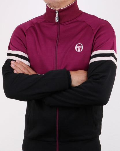 Sergio Tacchini Orion Trainingsjacke Schwarz/Lila