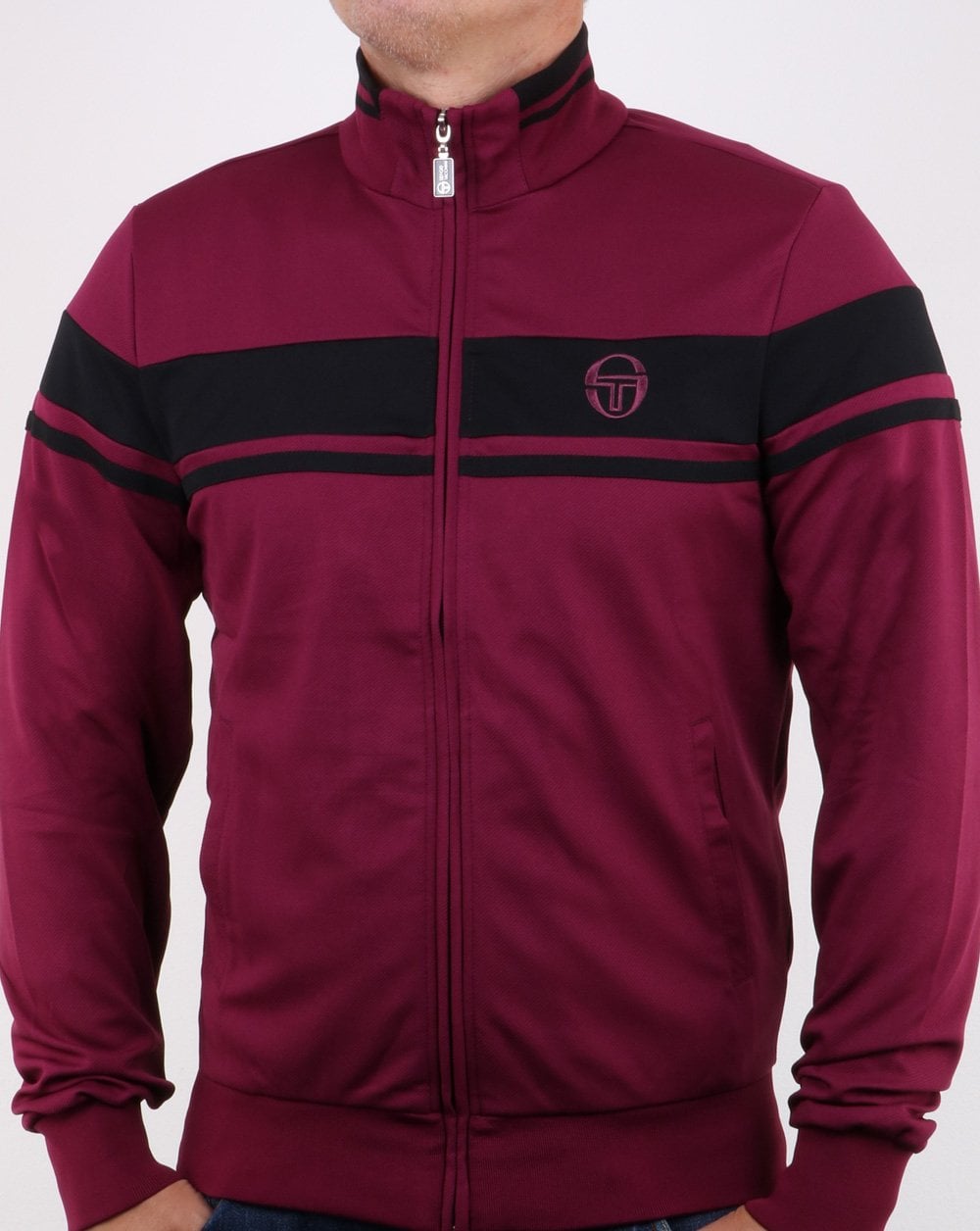 Sergio Tacchini Masters Track Top Dark Purple/Black