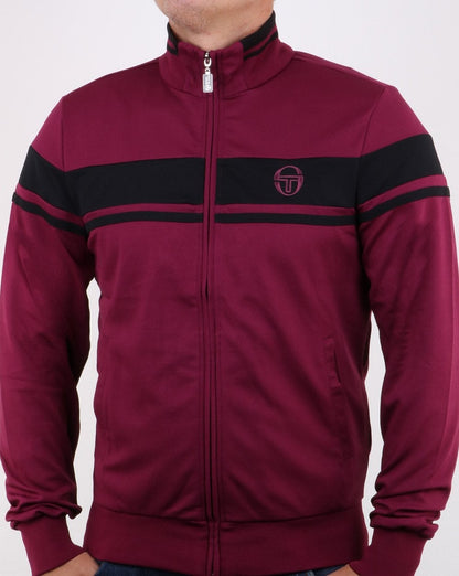 Sergio Tacchini Masters Track Top Dunkelviolett/Schwarz