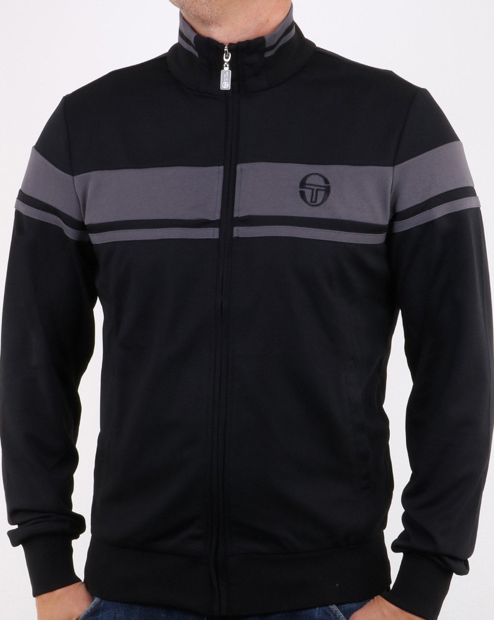 Sergio Tacchini Masters Trainingsjacke Schwarz/Grau