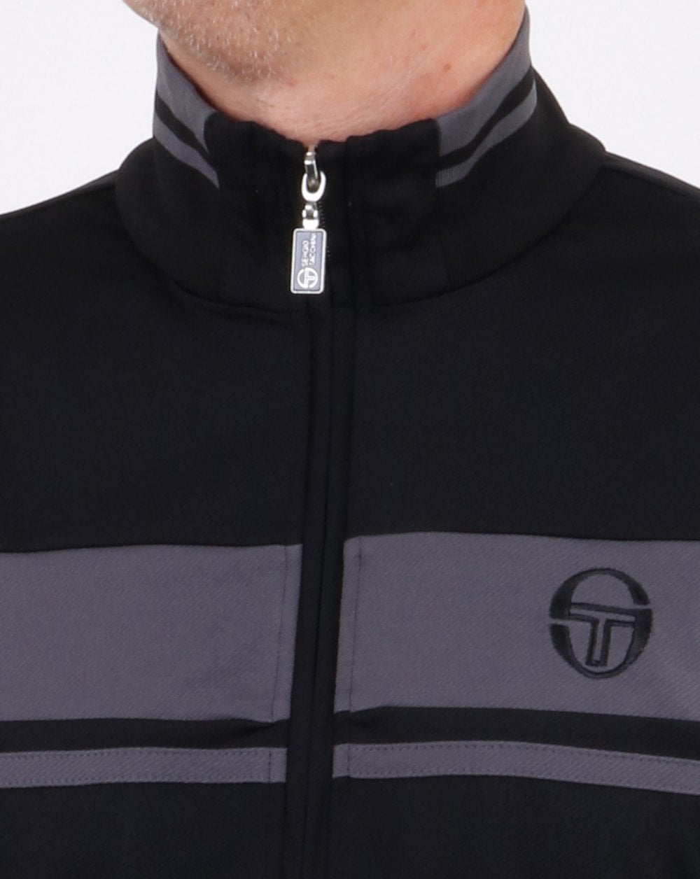 Sergio Tacchini Masters Trainingsjacke Schwarz/Grau