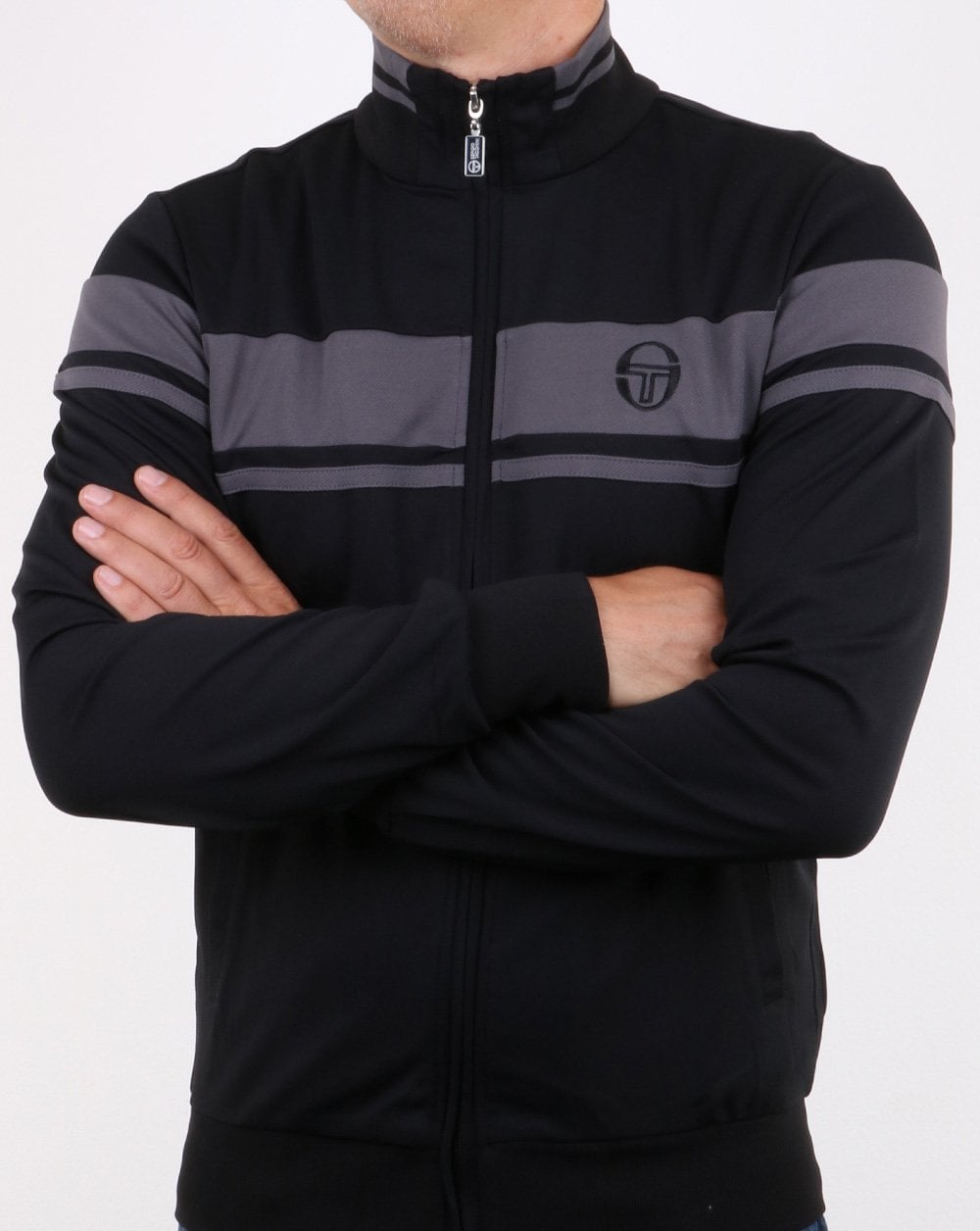 Sergio Tacchini Masters Trainingsjacke Schwarz/Grau