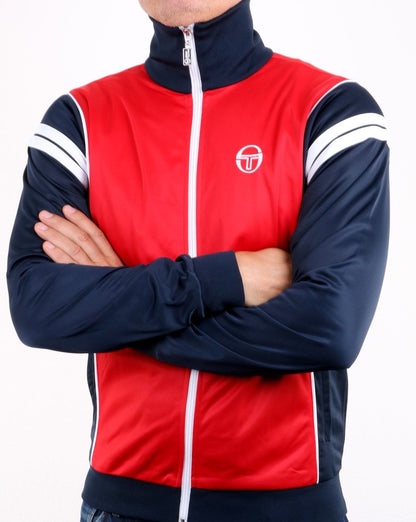 Sergio Tacchini Winner Trainingsjacke Rot/Marineblau