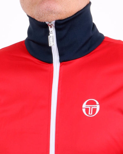 Sergio Tacchini Winner Trainingsjacke Rot/Marineblau